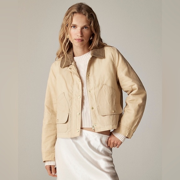 J. Crew Jackets & Blazers - J. Crew Short Barn Jacket™ in English ripstop cotton